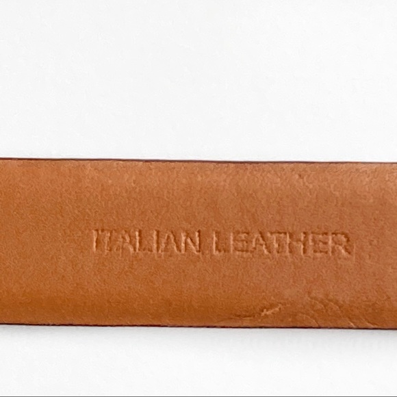 Ralph Lauren Italian Leather Alligator Embossed Belt - Picture 7 of 9